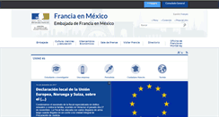 Desktop Screenshot of ambafrance-mx.org